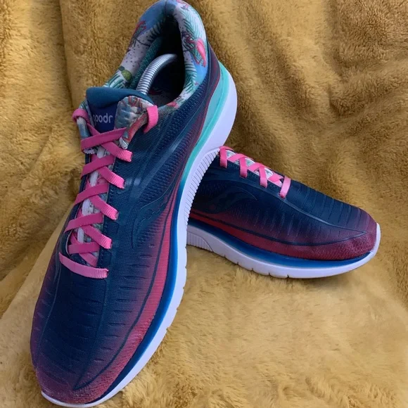 Saucony Goodr Kinvara 10 Flamingo Shoes Size 11.5 - Picture 7 of 11
